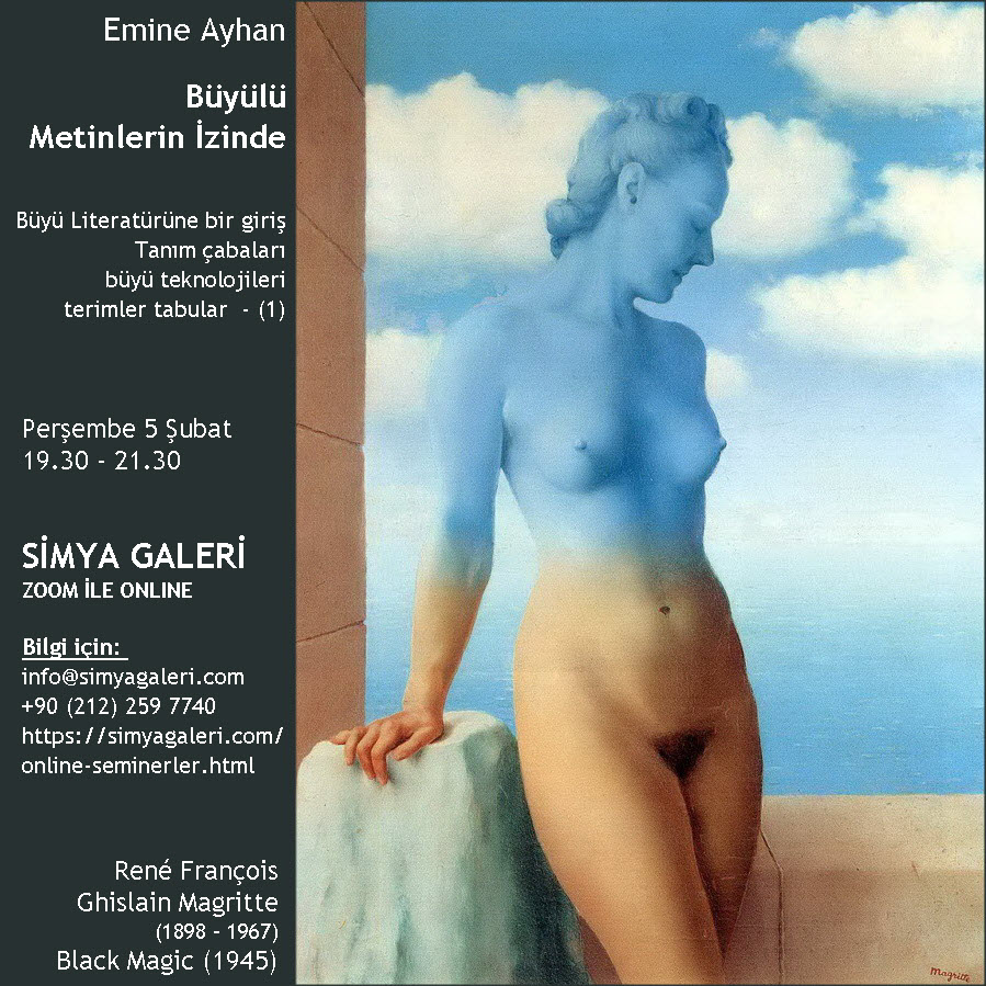 portfolio Büyü Literatürüne bir Giriş: Tanım çabaları, büyü teknolojileri, terimler, tabular - (1)